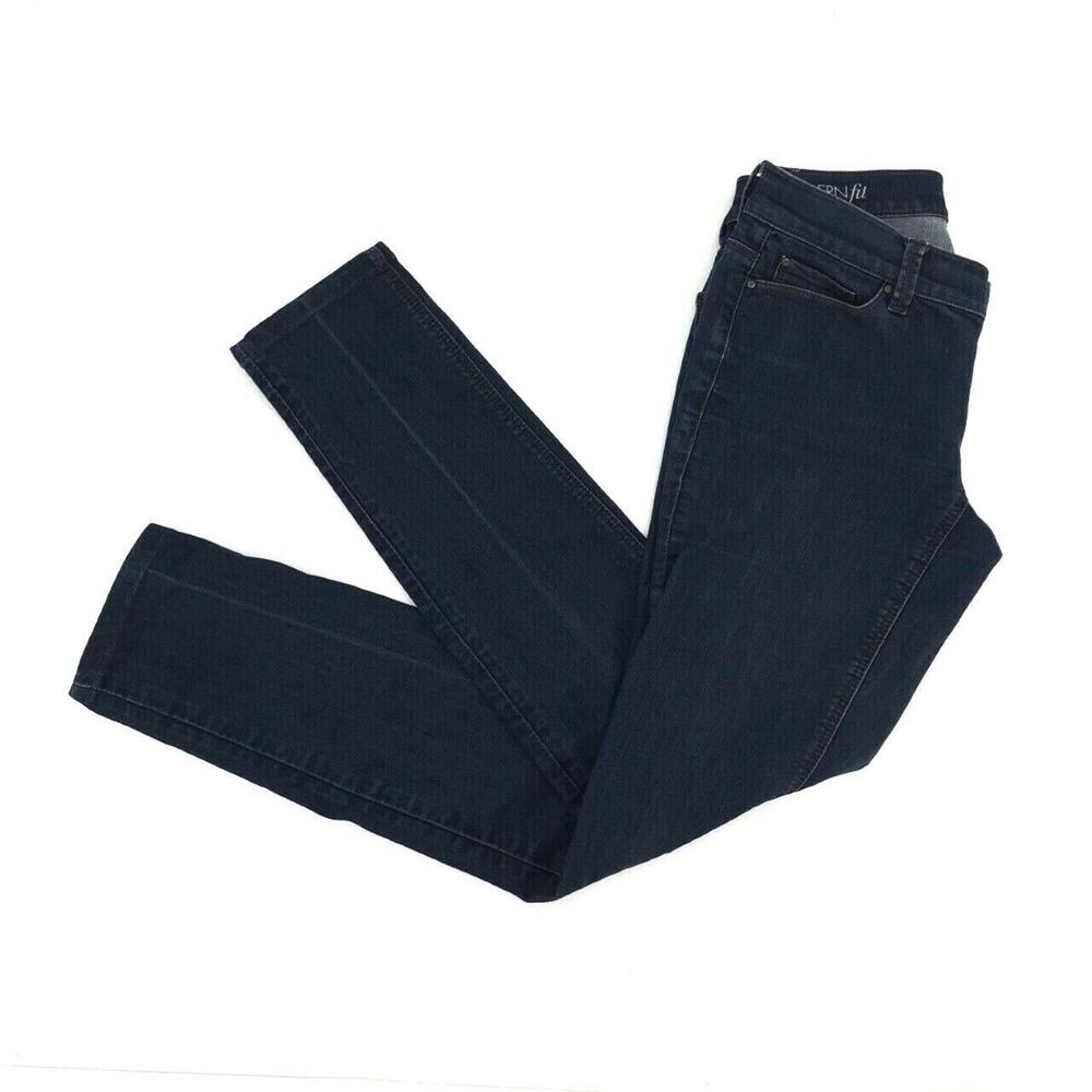 Ann Taylor Women's Modern Fit Skinny Jeans Size 0 Stretch Medium Wash Zipper Fly